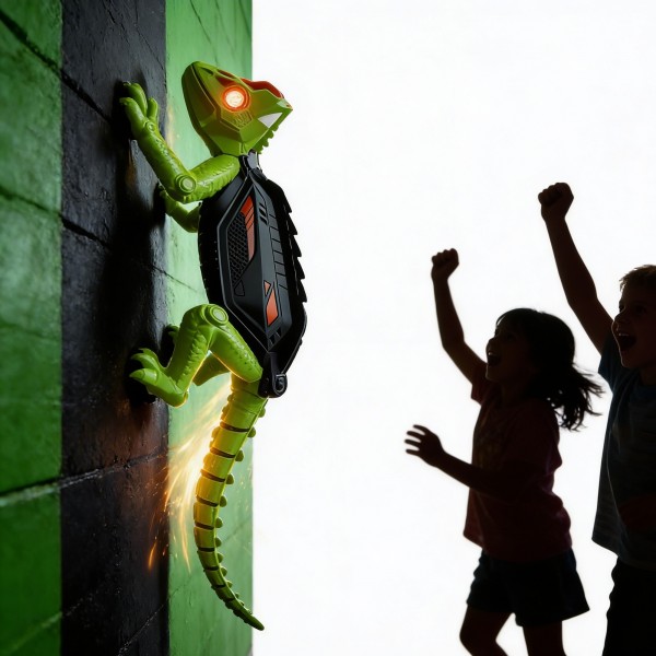 سحلية الحائط مع ريموت