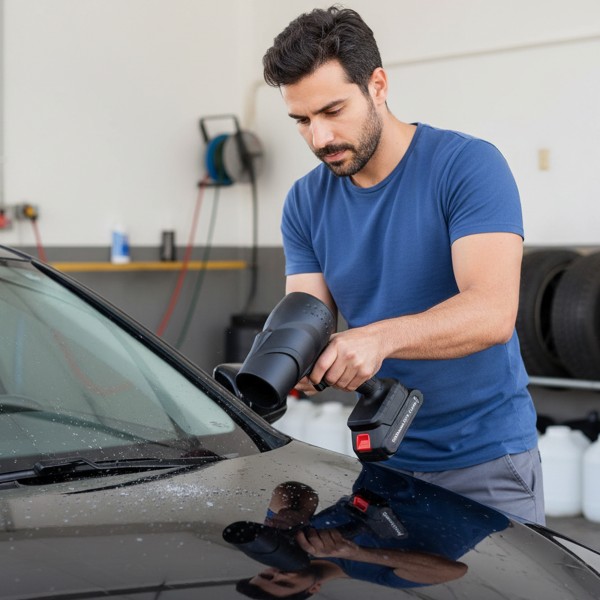 منفاخ هواء يعمل بالبطارية محمول بضمان عام